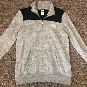 Victoria Secret Pink half zip hoodie